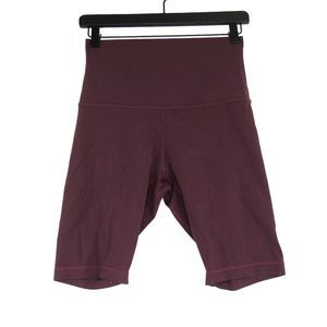 Lululemon Align High-Rise Shorts in Maroon SZ 8
